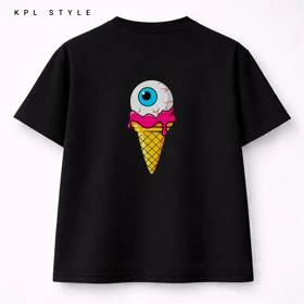 تیشرت مدل Ice Cream | قواره باکسی %100 پنبه کد 1297