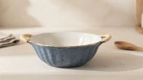 کاسه سرامیک دسته کنفی روستیک