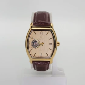 ساعت مچی مردانه چنکسی Chenxi CX8815 موتور اتوماتیک با بند چرم (قهوه ای)