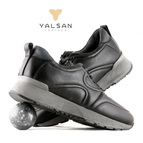 کفش روزمره زنانه چرم یلسان مدل ناتاشا کد 632-GN