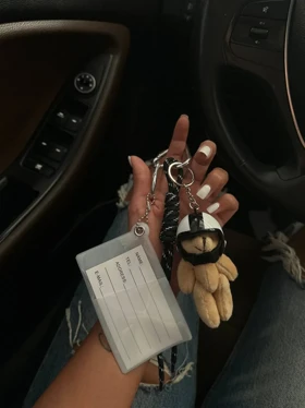 آویز کیف جذاب خرس موتور سوار، استایلی متفاوت