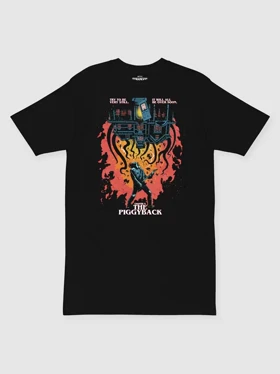 تیشرت استرنجر تینگز | تیشرت Stranger Things طرح x Butcher Billy The Piggyback Tee [Black] کد 108865
