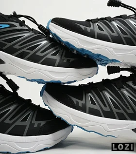 کفش کتانی مشکی آبی سفید سالومون Salomon X ULTRA