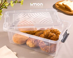 باکس مستطیل 12 لیتری لیمون