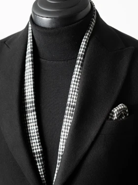 شالگردن و پوشت چهارخانه s236