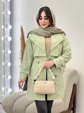 بارانی یقه دوبل باران