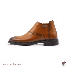 کفش چرم ساق‌دار مردانه mrc1122-02