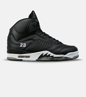 کتانی ساق‌دار مردانه مشکی Nike air jordan 5 مدل 8573