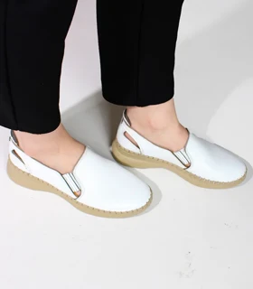 کفش چرم طبیعی طبی کد 1465