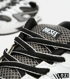 کفش کتانی مردانه سفید خاکستری DIESEL S-SERENDIPITY SPORT