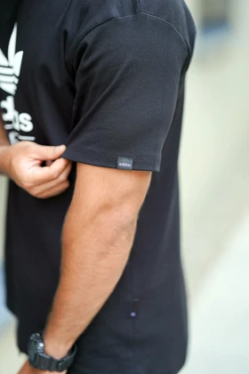 تیشرت آدیداس ADIDAS مشکی نخ پنبه