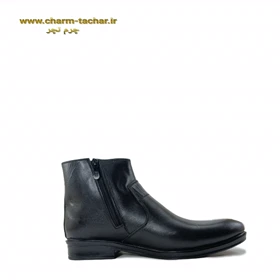 نیم بوت چلسی مردانه بغل زیپ‌دار چرم طبیعی si128