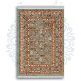 فرشینه از جنس پارچه هازان مخمل ترک طرح گلیم برند دفه کد DDGG 124