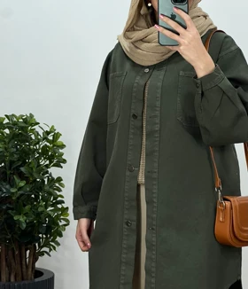 کت جین بلند رنگی سبا(ایراد دار)