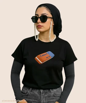 کراپ زنانه نوستالژی طرح پاک کن