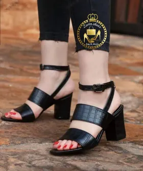 صندل مجلسی زنانه دور مچی پاشنه‌دار مدل نگار