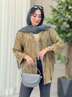 شومیز آستین پاگن ژاله