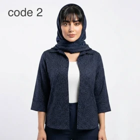 شومیز شیشه ای پلنگی نگین‌دار مدل سامینا علیدسا (کد 2)