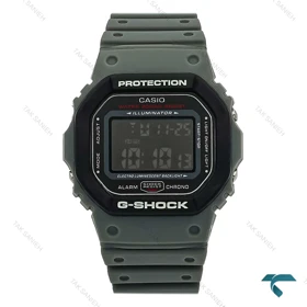 جی شاک DW5600 دیجیتالی طوسی زه مشکی GShock-8229-U