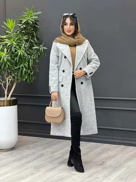 پالتو بلند شش دکمه