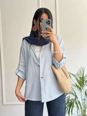 مانتو شومیزی راه راه ترندی