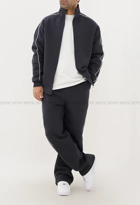 ست مردانه سویشرت شلوار گرم دارکد20000045