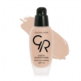 کرم پودر صورت گلدن رز, مدل Satin Smoothing Fluid شماره 28 مناسب انواع پوست حجم 34 میلی‌لیتر