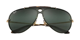 عینک آفتابی ریبن 3581N Blaze Shooter Gold Green Classic