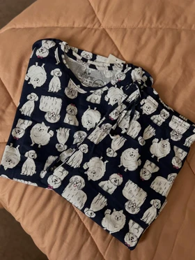 شلوار نخ و پنبه h&m
