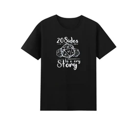 تیشرت گیمینگ طرح Dungeons and Dragons سفید کد 103277