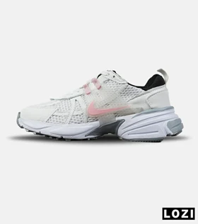 کفش کتانی زنانه سفید گلبهی Nike cushlon مدل 7602