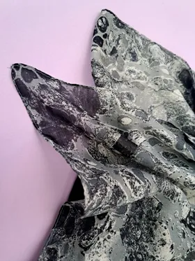 روسری نخی طوسی