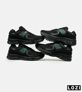 کفش کتانی بزرگ پا مشکی سبز NEW BALANCE 2002R