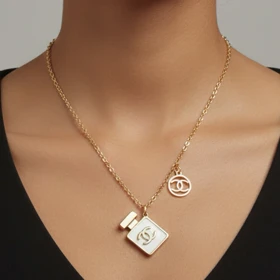 گردنبند زنانه مدل چنل