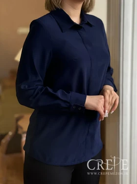 شومیز یقه مردانه جلودکمه