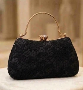 کیف مجلسی زنانه مدل ملیندا مشکی کد 18547