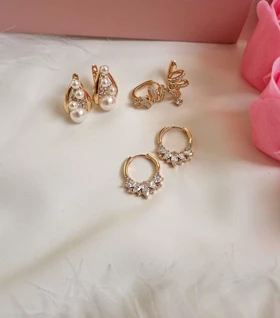 گوشواره طرح طلا ژوپینگ G22