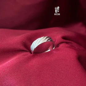 حلقه نقره مردانه کدhm1023
