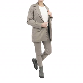 کت یقه انگلیسی راه راه - 6715424