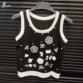 تاپ زنانه طرحدار وارداتی کد 9