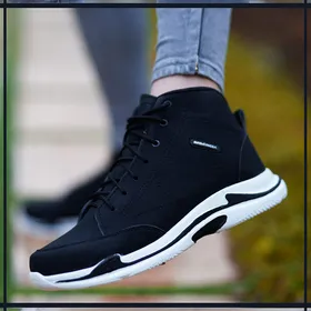 کفش ساق‌دار Balenciaga مدل Hoka (مشکی)