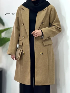 پالتو فوتر آستردار بلند راحیل 1