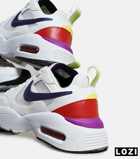 کفش کتانی مردانه و زنانه سفید بنفش NIKE air max intrlk lite