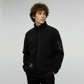 کاپشن تدی پشت طرحدار(M03)