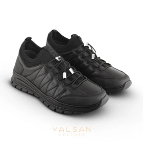 کفش روزمره مردانه چرم یلسان مدل هوداد کد 571-GN