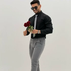 پیراهن پارچه ای ساده_کد4190