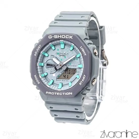 ساعت جی شاک GA2100 مردانه طوسی صفحه آبرنگی 105983