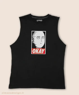 تاپ مردانه و زنانه طرح وان پانچ من شخصیت سایتاما کد 899