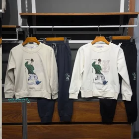بلوز شلوار پسرانه طرح آدمک