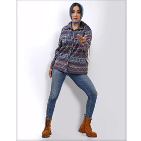 کت کوتاه فوتر سون چاپی زنانه